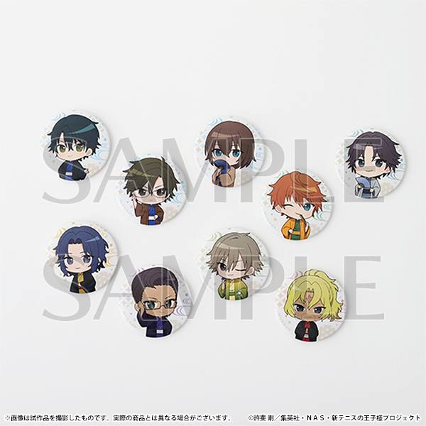 テニスの王子様展　ピンバッジ メール便送料無料対応可】 テニスの王子様展 ピンバッジ クリア